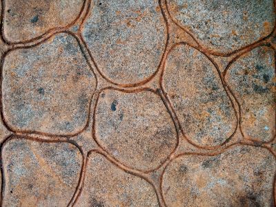 Color-Enhanced Stamped Concrete
