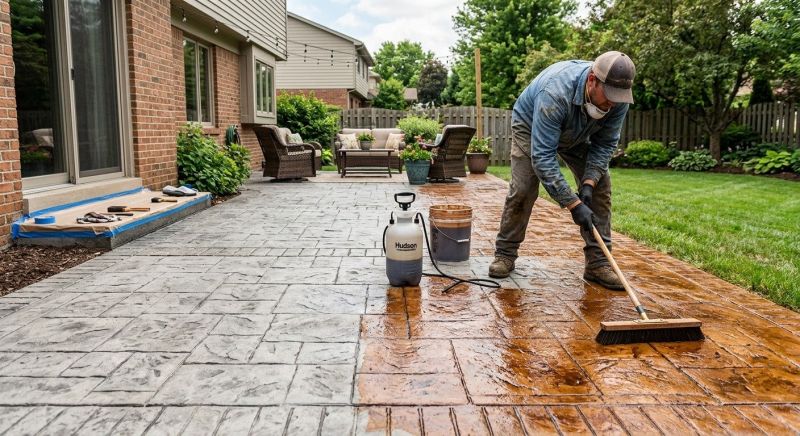 Stamped Concrete Installation Service